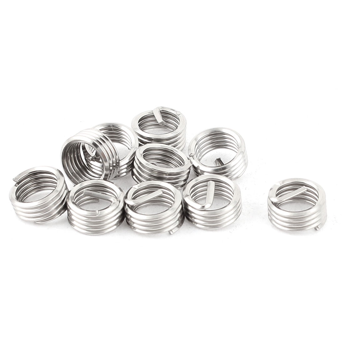 Unique Bargains 10Pcs 304 Stainless Steel Wire Thread Repair Inserts M8 ...