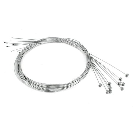 Unique Bargains 10Pcs 6ft Length Steel Universal Bike Bicycle Rear Brake Cable Wire