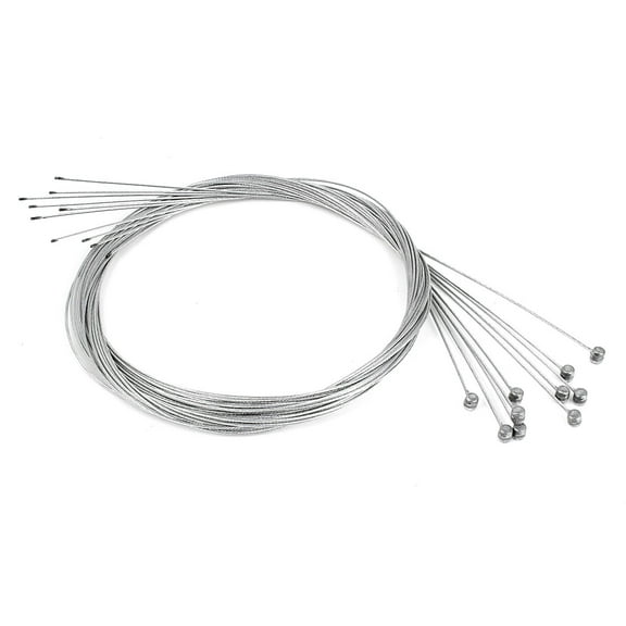 Unique Bargains 10Pcs 6ft Length Steel Universal Bike Bicycle Rear Brake Cable Wire