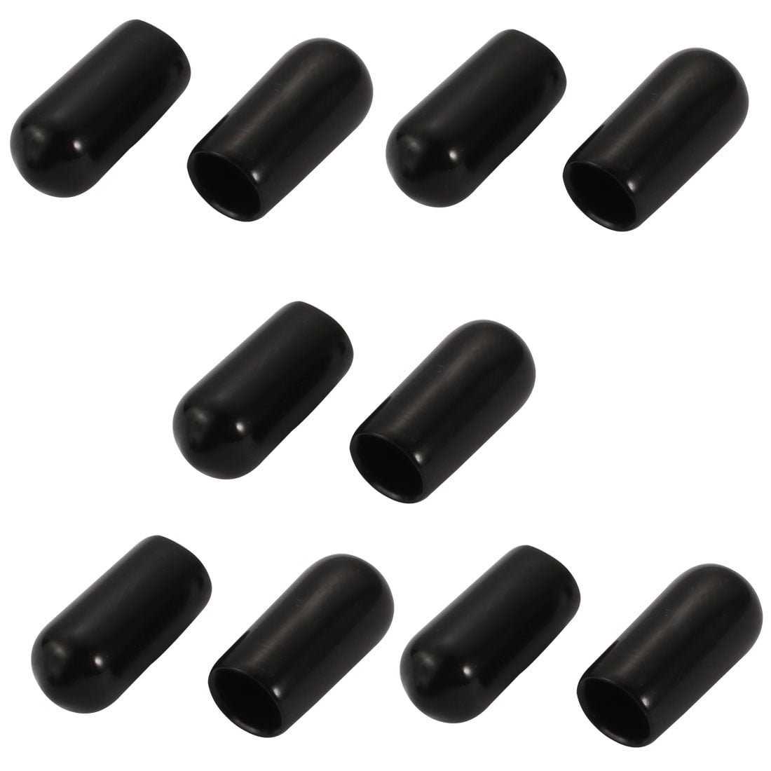 Fittings KuierShop TM 20Pcs 25mm Inner Dia PVC Flexible Vinyl End Cap Screw Thre