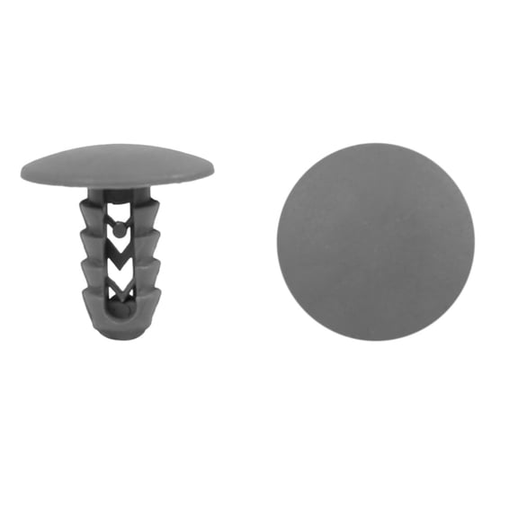 Unique Bargains 10Pcs 8mm Gray Plastic Rivets Fender Trunk Retainer Fastener Clip for Car Auto