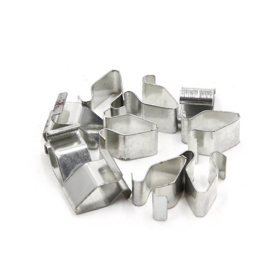Unique Bargains 10Pcs 8mm Hole Metal Rivets Car Interior Door Panel Trim Clips Retainer Fastener