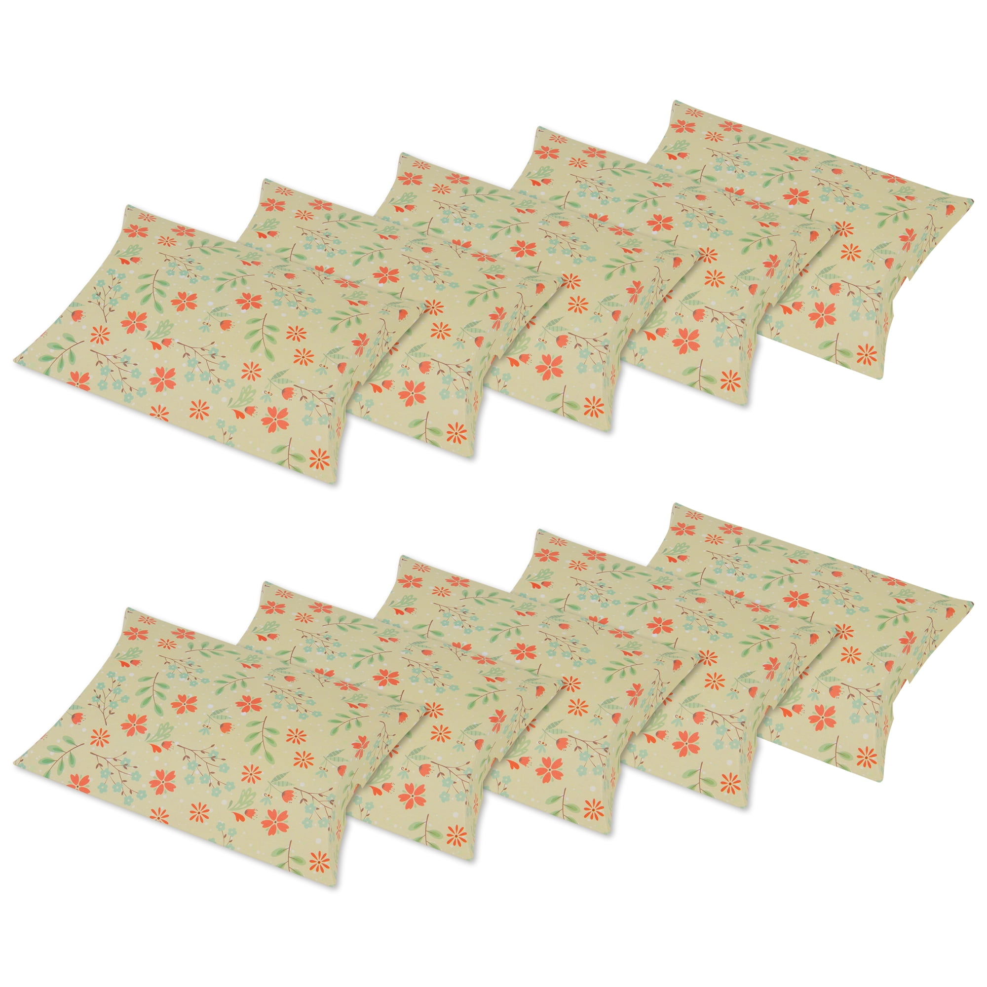 Unique Bargains 10Pcs Elegant Tiny Empty Slim Treat Gift Box Green 5.5"x3.9"x1.1"