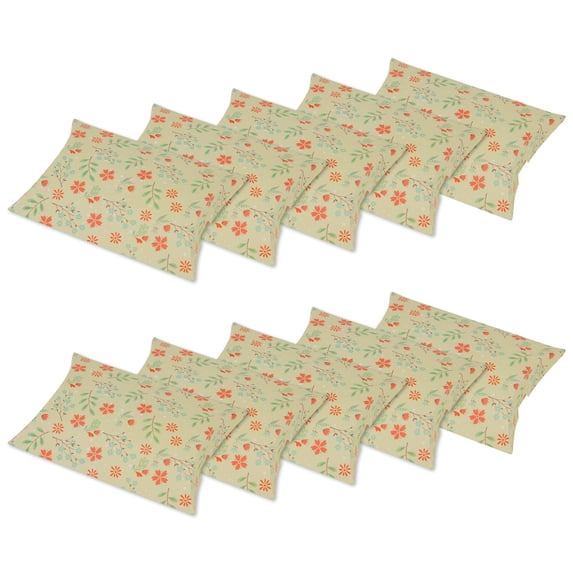 Unique Bargains 10Pcs Elegant Tiny Empty Slim Treat Gift Box Green 5.5"x3.9"x1.1"