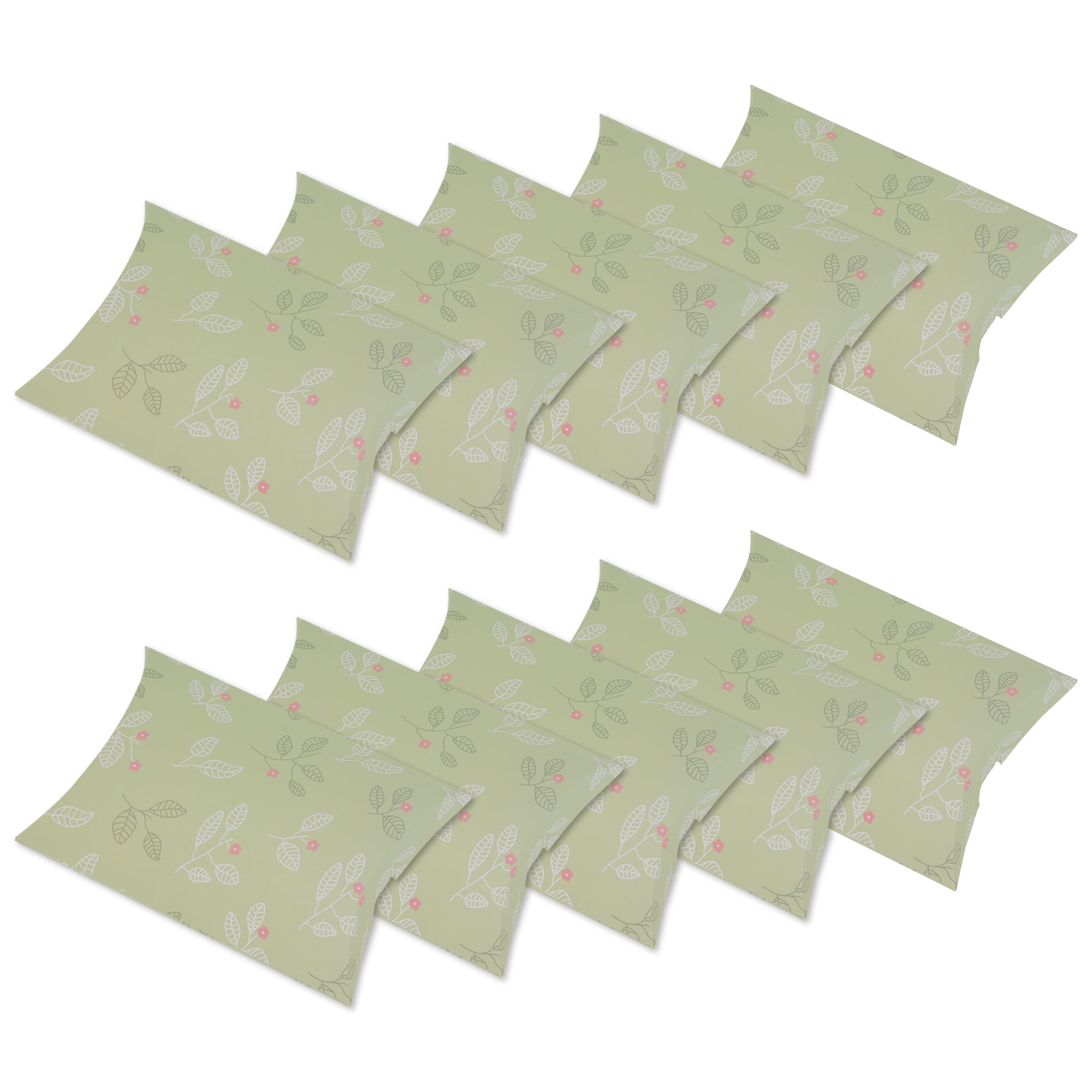 Unique Bargains 10Pcs Elegant Tiny Empty Slim Treat Gift Box Mint Green 5.5"x3.9"x1.1"