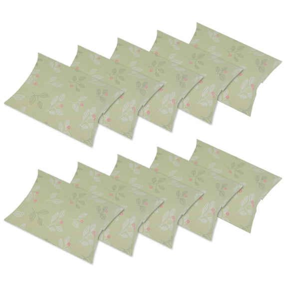 Unique Bargains 10Pcs Elegant Tiny Empty Slim Treat Gift Box Mint Green 5.5"x3.9"x1.1"