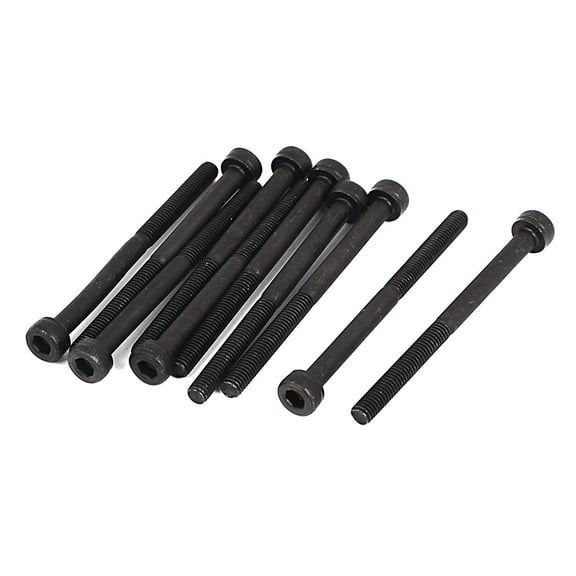 Unique Bargains 10Pcs M3 x 40mm Partially Threaded Hexagon Key Socket Cap Head Screws Fasteners Alloy Steel