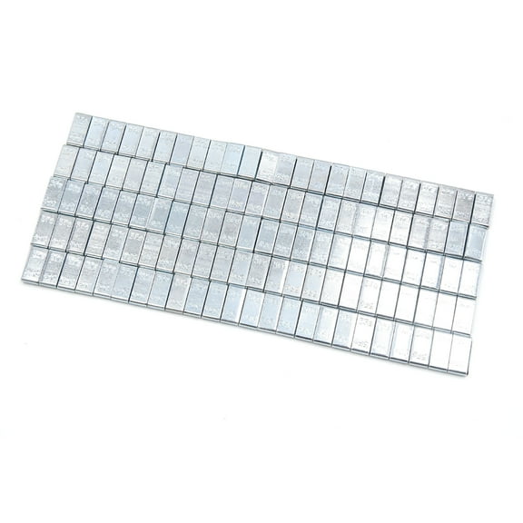 Unique Bargains 10Pcs Metal Self Adhesive Tire Wheel Balancing Weight for Auto Car Vehicles