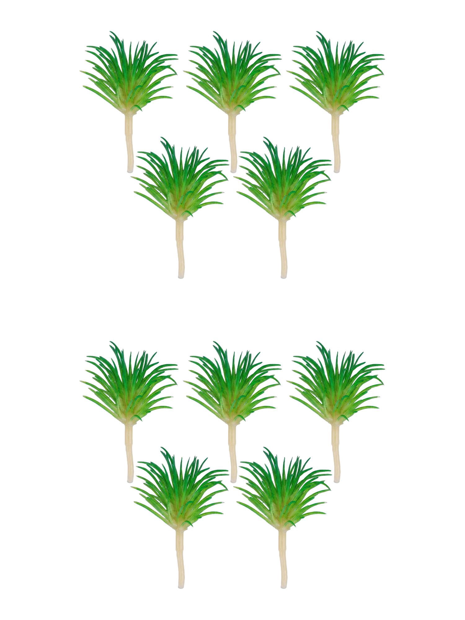 Unique Bargains 10Pcs Mini Artificial Air Plants 2.8" Green