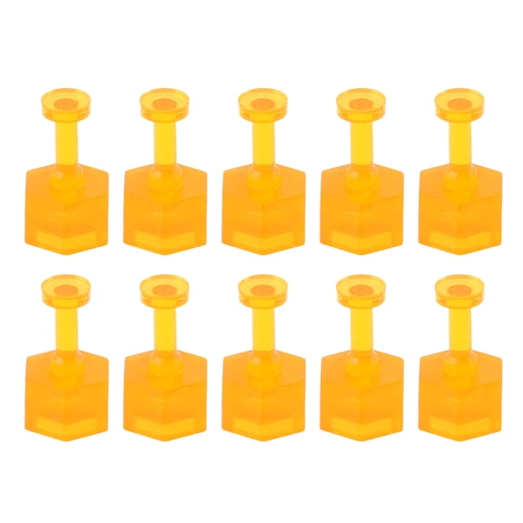Unique Bargains 10Pcs Pdr Glue Tabs 7mm Dent Removal Tools Orange for Automobile Dent Repair Kit Car Body Dent Repair Tool