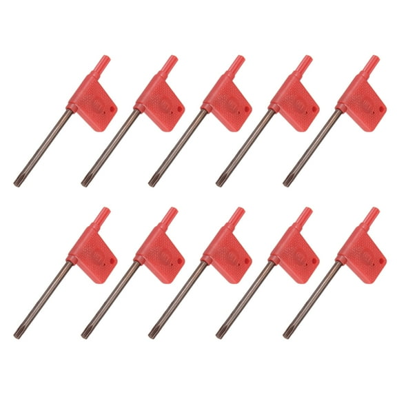 Unique Bargains 10Pcs T20 S2 Flag Type Handle Driver Torx Wrench Spanner Screwdriver