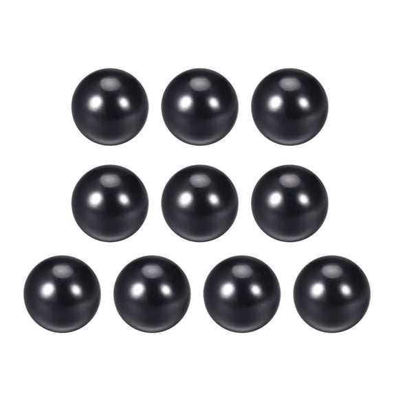 Unique Bargains 10Pcs Thermoset Ball Knob M10 Female Threaded Machine Handle 32mm Dia Black