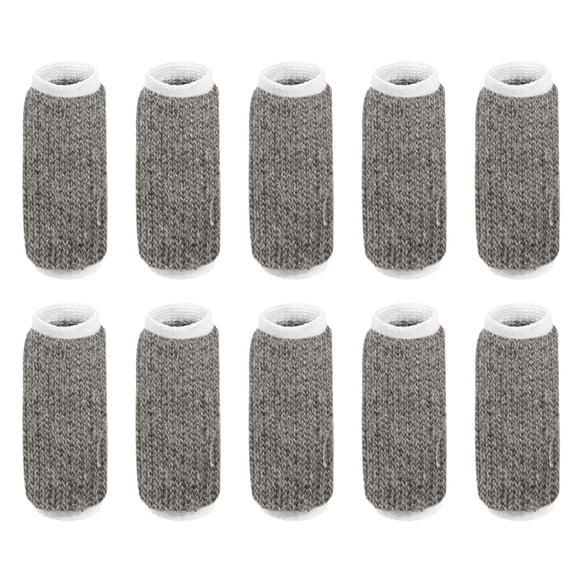 Unique Bargains 10Pcs s Gear Elastic Finger Sleeves Protector Wrap Support Basketball Volleyball