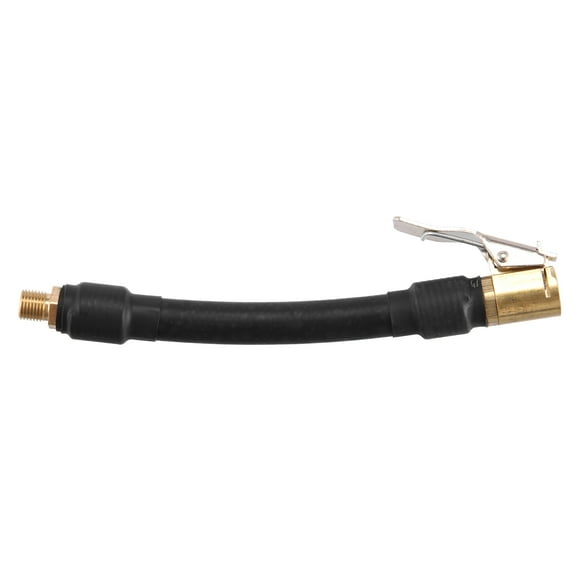 Unique Bargains 10cm 4" Tire Valve Stem Extension Inflator Extension Hose Universal Fit for Car Bicycle Quick Connect