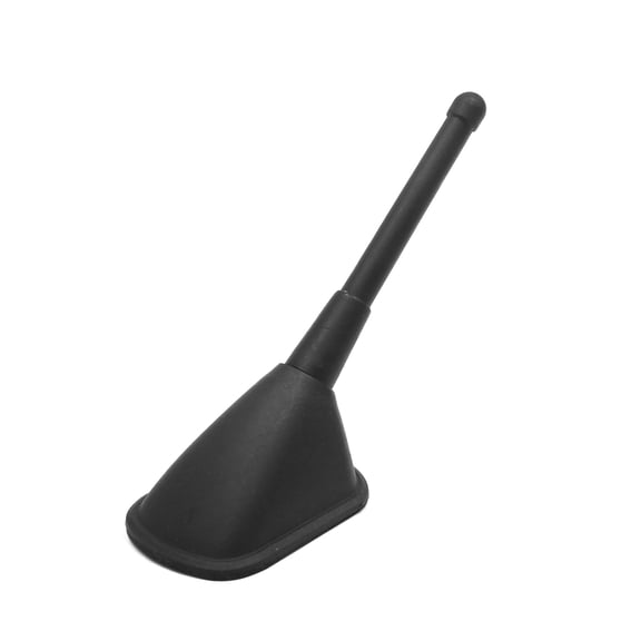 Unique Bargains 10cm Height Black Plastic Self-adhesive Base Decorative Antenna Aerial for Car