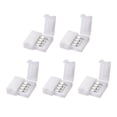thumbnail image 1 of Unique Bargains 10mm 4P LED Strip Connector Solderless for 5050 3528 RGB Multicolor Strip Lights 5Pcs, 1 of 3
