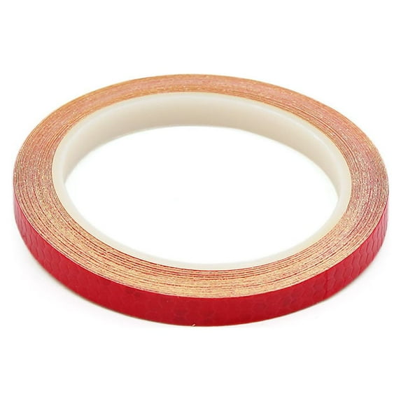 Unique Bargains 10mm Red Self Adhesive Body Stripe Reflective Sticker Tape for Motorcycle