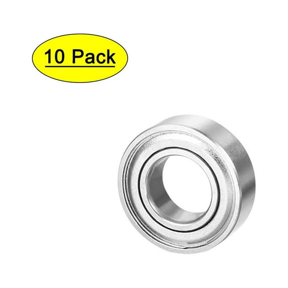 Unique Bargains 10pcs 688ZZ 8mmx16mmx5mm Double Shielded Miniature Deep Groove Ball Bearing