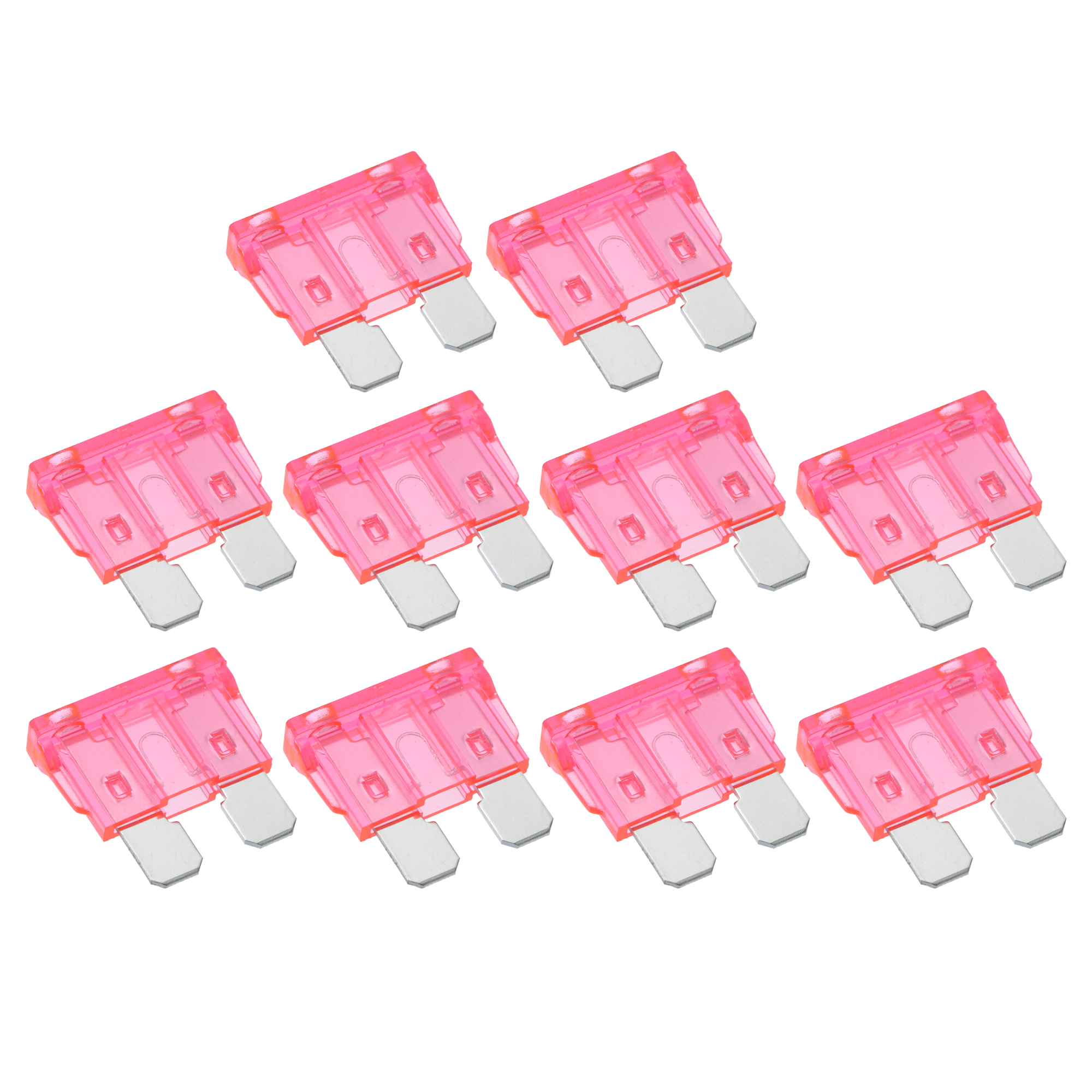 Unique Bargains 10pcs Blade Style Fuses 4A Blade Style Fuses for