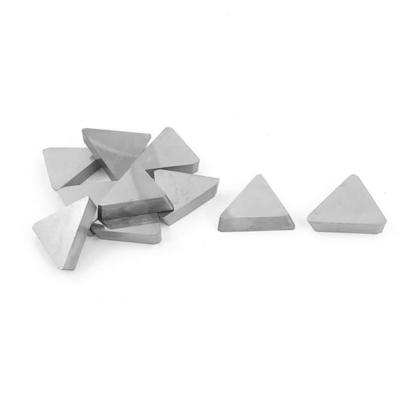 Unique Bargains 10pcs Cutting Brazing Lathe Tool Bit Cemented Carbide Insert YS25 TPCN2204EDR