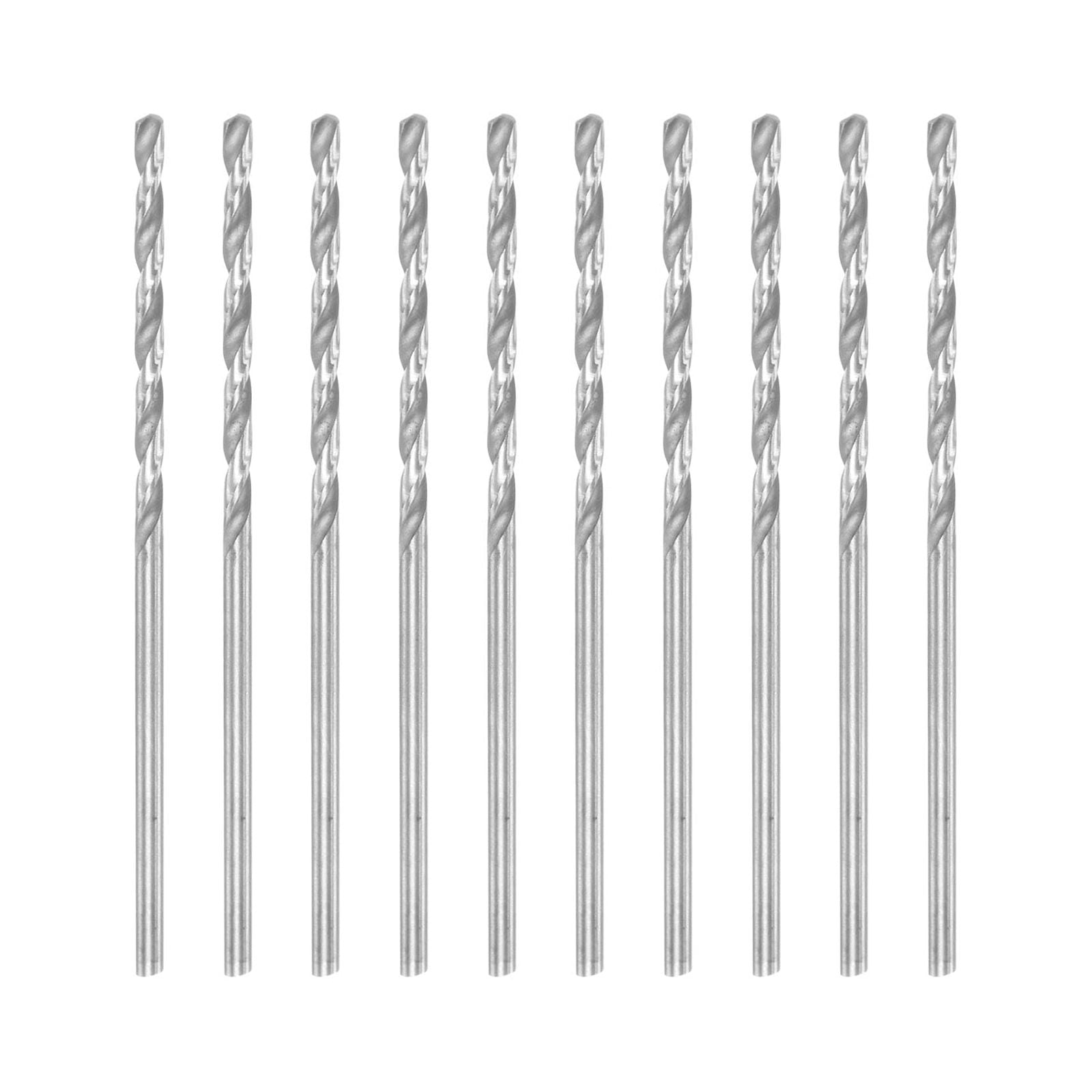 Unique Bargains 10pcs Fully Ground HSS W6542 Micro Drill Bits 1.81" Length 0.069" Diameter
