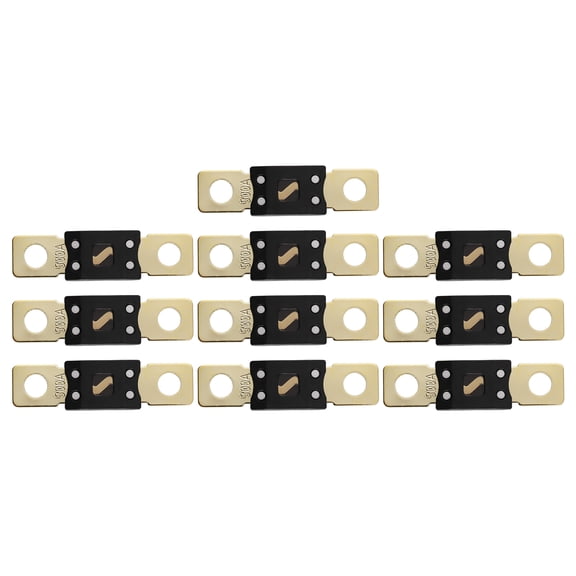 Unique Bargains 10pcs Fuse Replacement 500A ANL Fuses for Car Truck Motorcycle Boat Audio CDs Fuses Holder