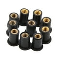 thumbnail image 1 of Unique Bargains 10pcs M5 Black Rubber Windscreen Windshield Screws Bolts Nut for Motorcycle, 1 of 2