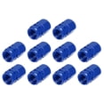 thumbnail image 1 of Unique Bargains 10pcs Navy Blue Tire Stem Valve Caps Car Dustproof Hexagon Shape Aluminium Alloy Tire Cap, 1 of 5