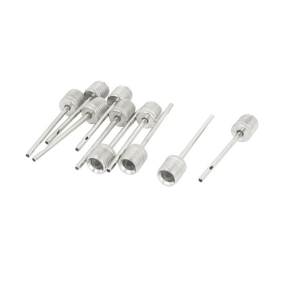 Unique Bargains 10pcs Outdoor Movement Ball Supplies Air Pump Pin Nozzle Inflating Needle