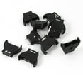 thumbnail image 1 of Unique Bargains 10pcs Plastic Shell CR2032 Button Cell Battery Socket Holder Case Black, 1 of 1