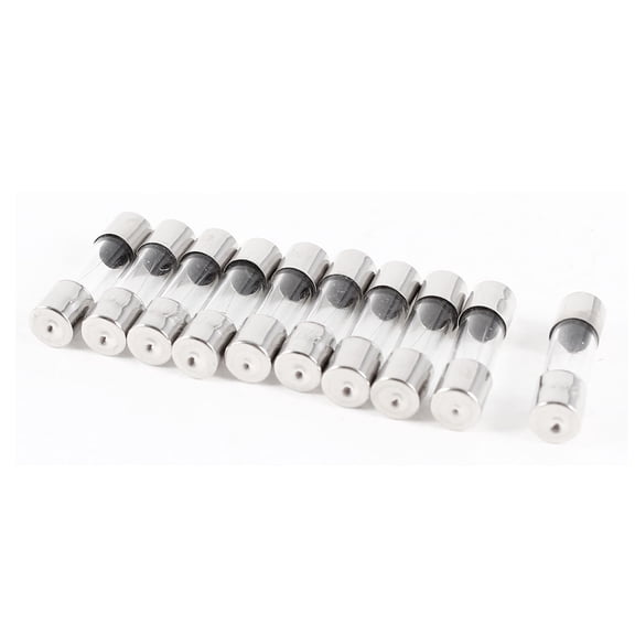 Unique Bargains 10pcs Quick Fast Blow 5x20mm Glass Tube Fuses 250V 0.5A