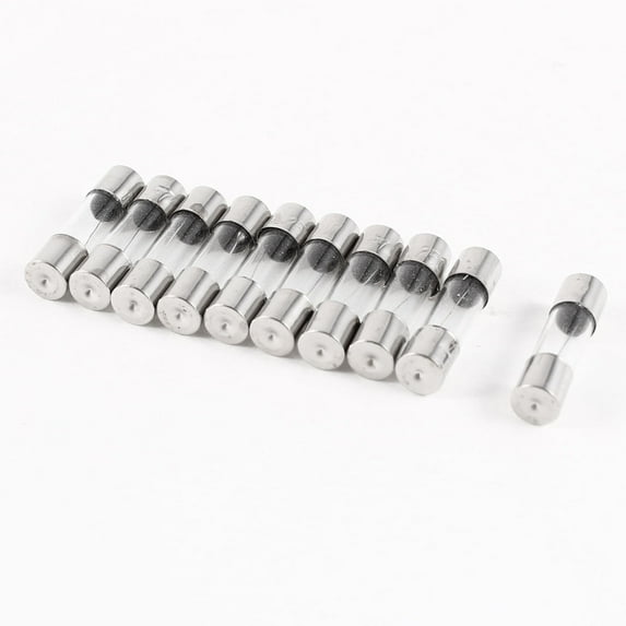 Unique Bargains 10pcs Quick Fast Blow 5x20mm Glass Tube Fuses 250V 7A