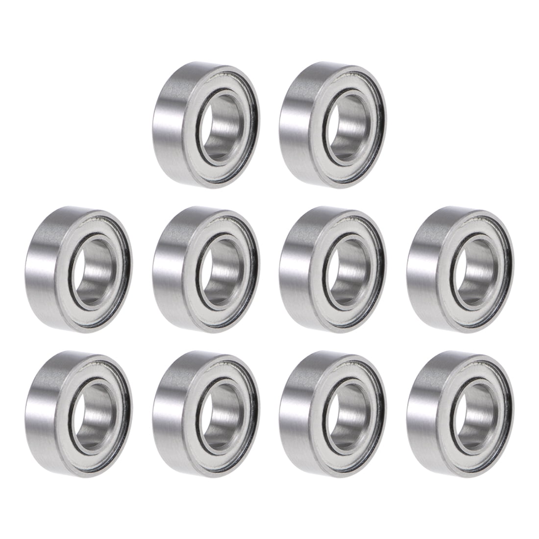 Unique Bargains Double Shielded Deep Groove Ball Bearings Z2 P0 0.19" x 0.38" x 0.13"