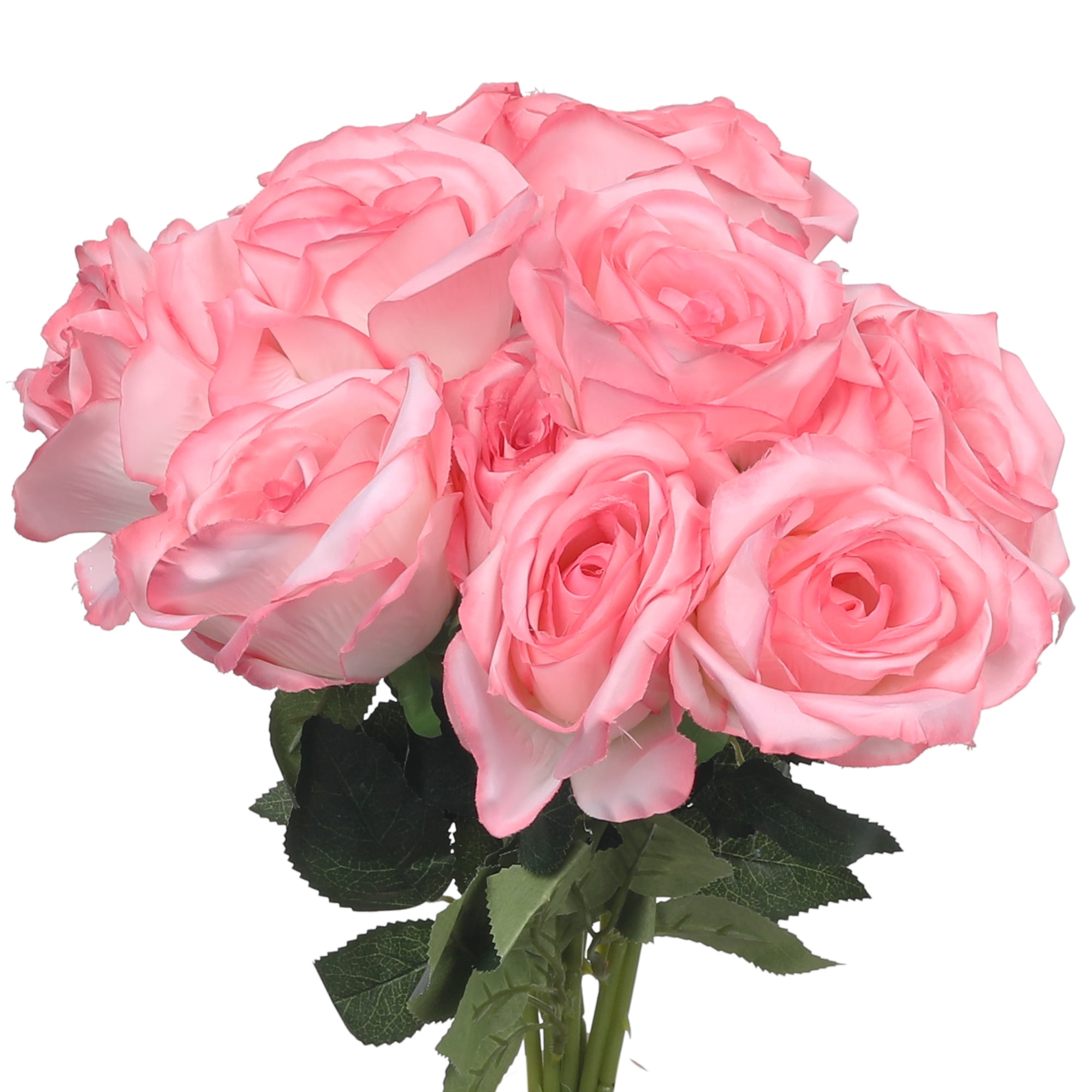 Dark Pink Silk Rose Tabletop Centerpiece Arrangement