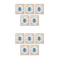 thumbnail image 1 of Unique Bargains 10pcs Super Absorbent Kitchen Dish Towels Reusable Towels Flower 5 7" x 8", 1 of 7