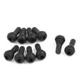 thumbnail image 1 of Unique Bargains 10pcs TR412 Black Rubber Tubeless Tire Stubby Valve Stems for Car, 1 of 3