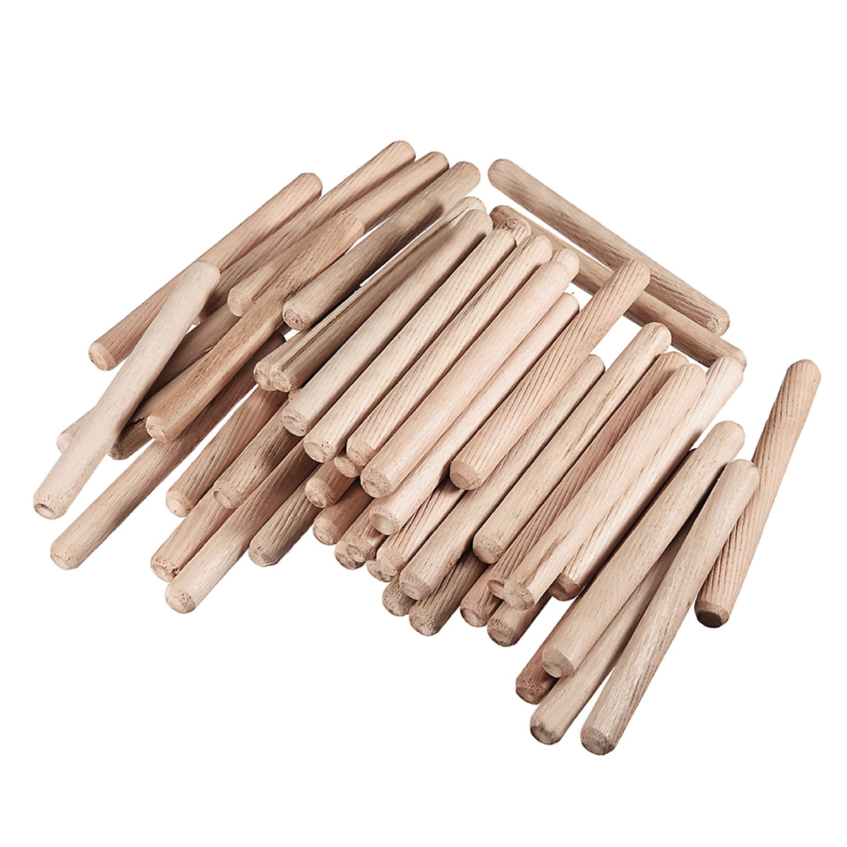 Unique Bargains 10x100mm Wooden Dowel Wood Kiln Dried Fluted Hardwood
