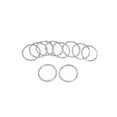 thumbnail image 1 of Unique Bargains 11.81'' Diameter Metal Replacement Split Circles Keyring Key Ring 10 Pcs, 1 of 1