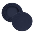 thumbnail image 1 of Unique Bargains 11 Inches Round Bar Stool Cover Washable Elastic Cushion Cover Navy Blue, 1 of 7