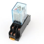 Unique Bargains 110V Coil Power Relay 10A DPDT LY2NJ with PTF08A Socket Base