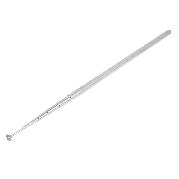 Unique Bargains 110cm Length 7 Sections Telescopic Antenna Replacement for FM Radio TV