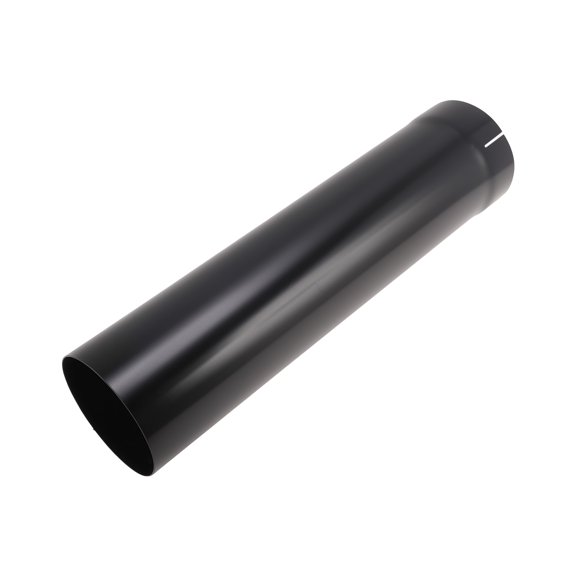 Unique Bargains 114 mm Straight Exhaust Pipe Tube T304 Stainless Steel Tubing Surface Blasting, Universal Adapter, 4.4 ID, SS Tubo Tailpipe, 18 Length