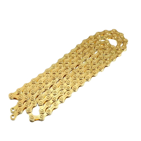Unique Bargains 116 Links Speed Chain Replacement for Bicycle Bike MTB Metal 11