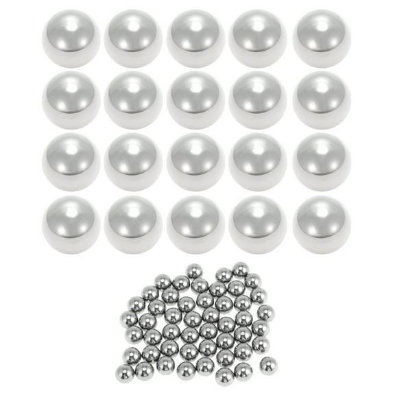 Unique Bargains 11mm Bearing Ball Bearing Steel G16 Precision Ball Silver Tone 50 Pcs