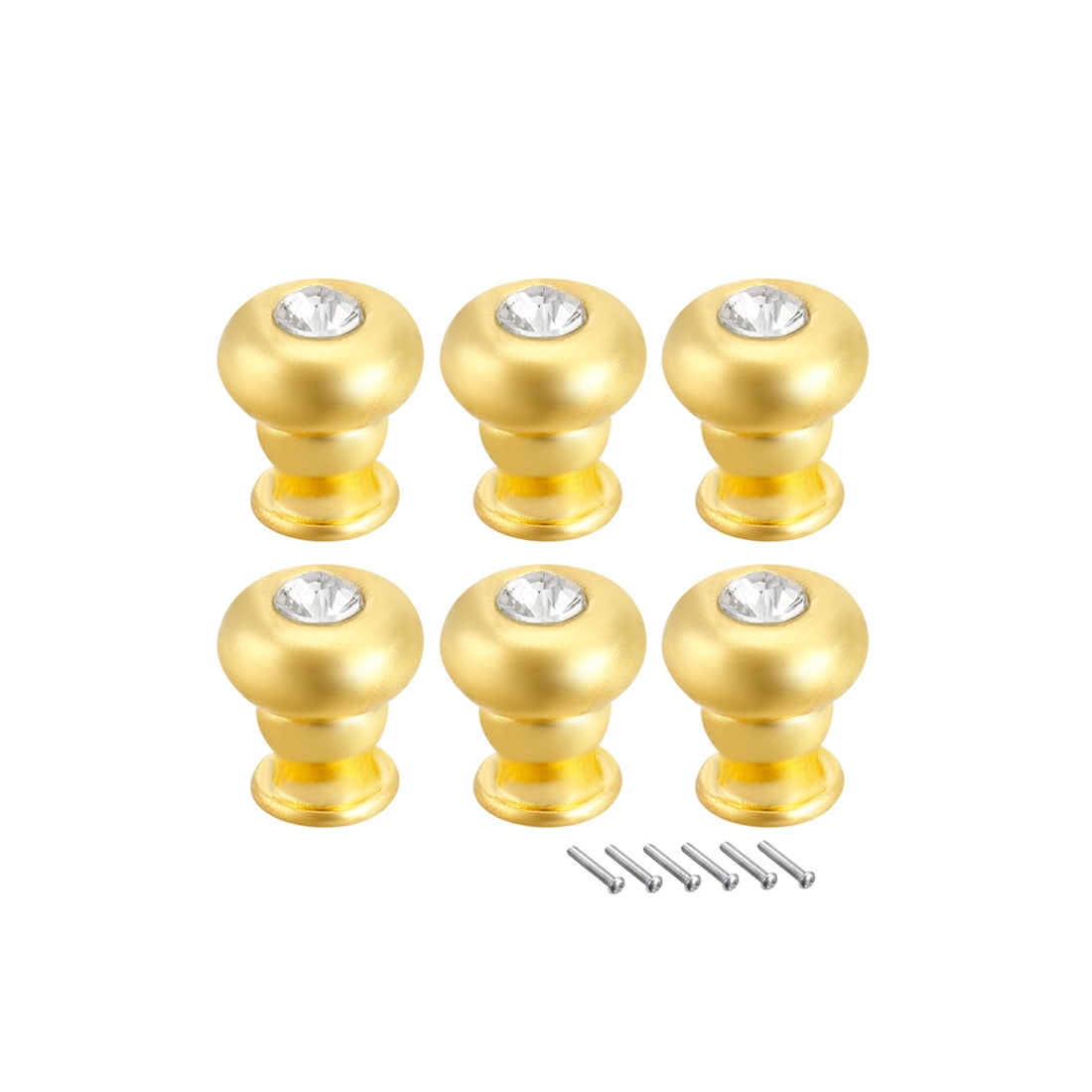 Unique Bargains 11mmx14mm Gift Jewelry Box Single Hole Round Knobs Pull Handles