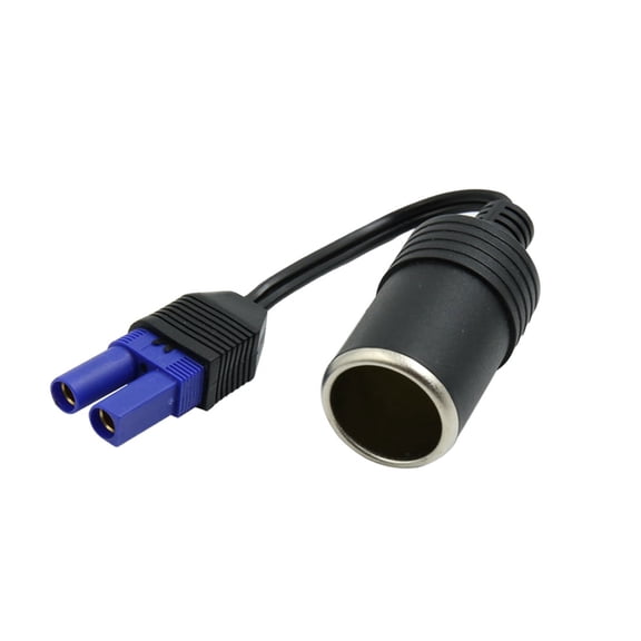 Unique Bargains 12-24V Car Emergency Jump Starter Lighter Socket Adaptor Connector