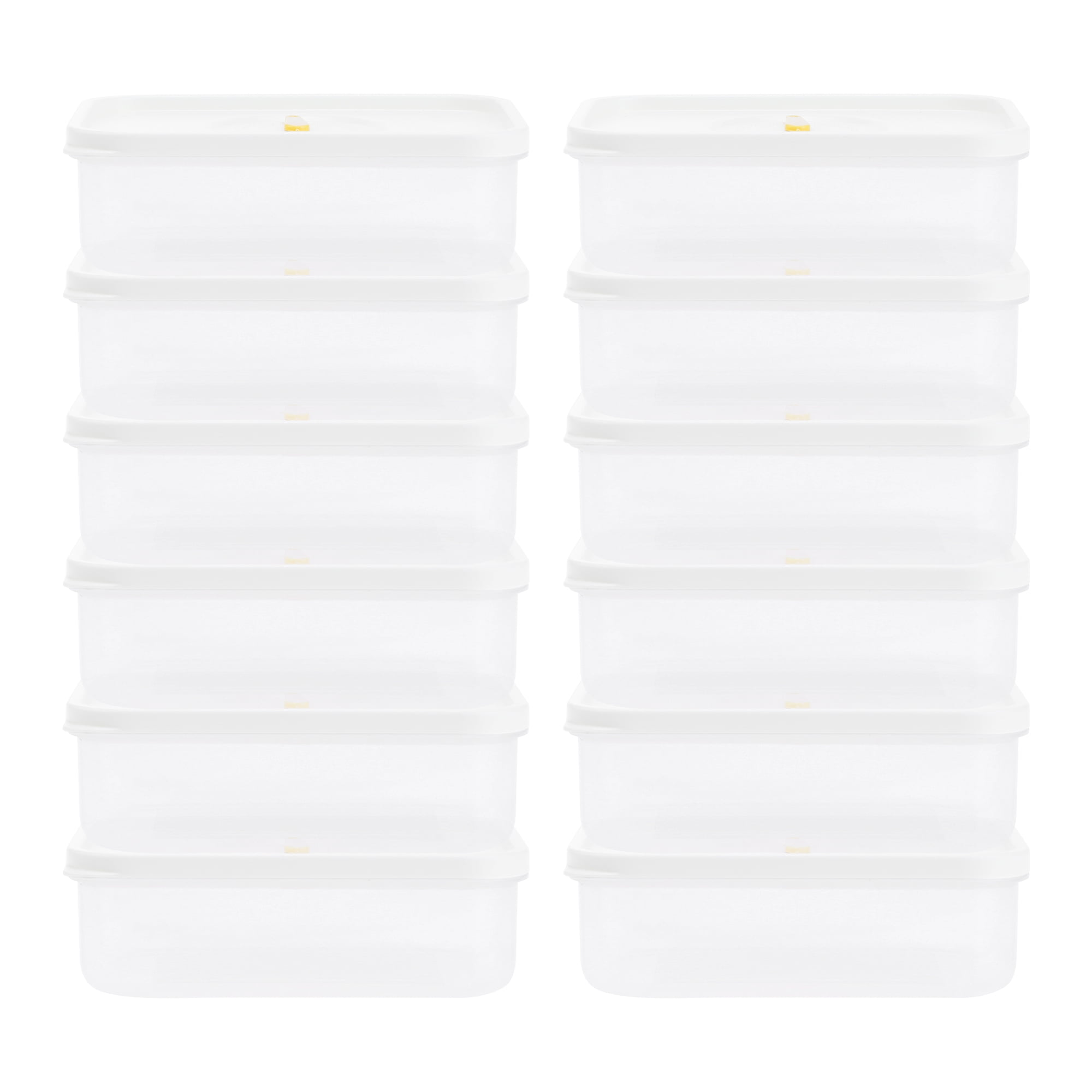 Unique Bargains 12 Pack Food Storage Containers For Meal 12 oz White