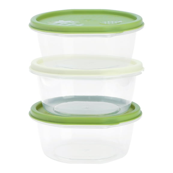 Unique Bargains 12 Pack Plastic Food Storage Containers Meal Prep Containers Small Oval