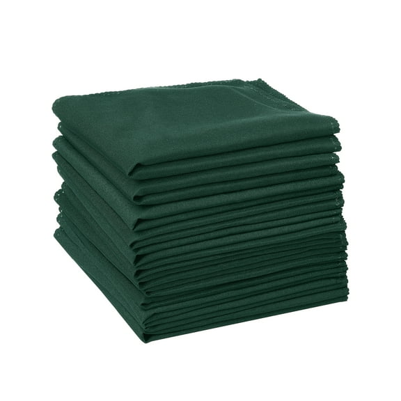 Unique Bargains 12 Pack Sateen Great Napkins for Party Wedding Restaurant Cocktail Banquet Green