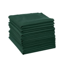 Unique Bargains 12 Pack Sateen Great Napkins for Party Wedding Restaurant Cocktail Banquet Green